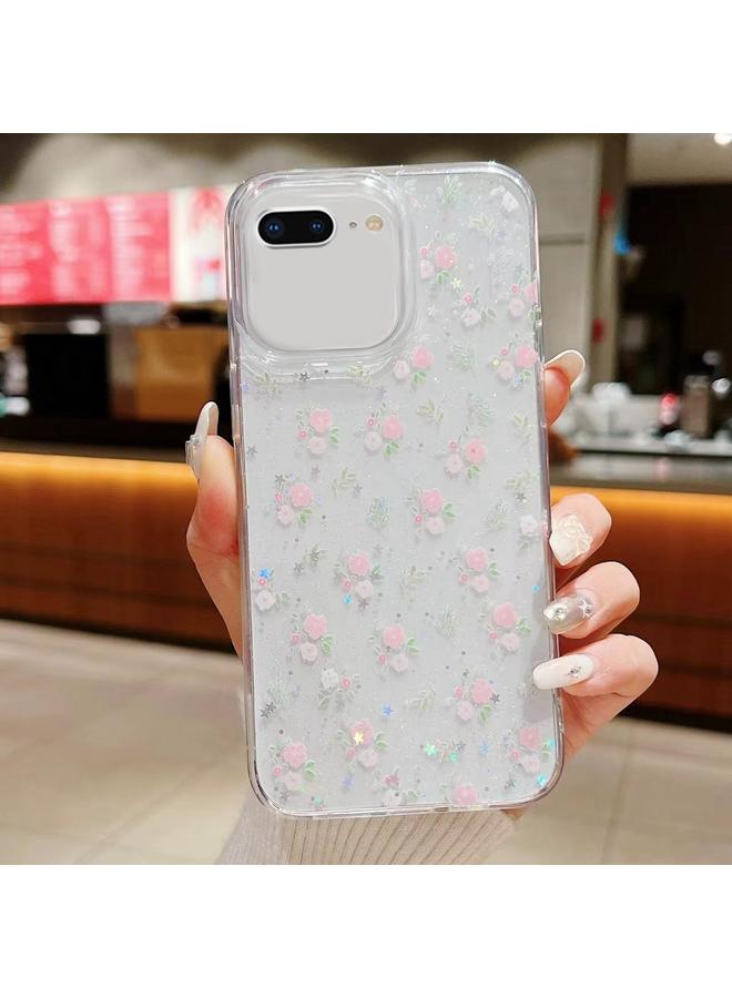 اس-توب جراب لهاتف iPhone 7 Plus / 8 Plus، جراب هاتف Spring Garden Epoxy TPU - Image 1