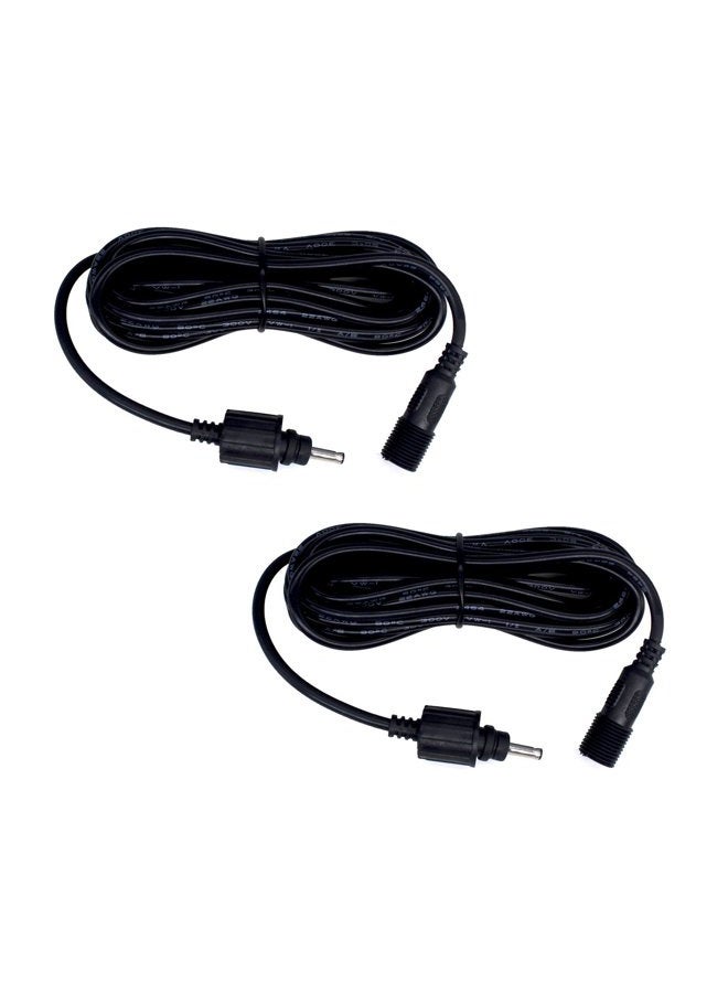Lewisia One Pair 10 Feet Solar Extension Cable Waterproof IP65 22AWG Total 20 Feet for Solar Pump Solar Spotlights - Image 1