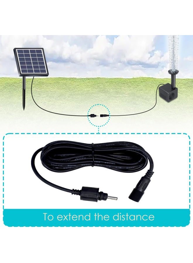 Lewisia One Pair 10 Feet Solar Extension Cable Waterproof IP65 22AWG Total 20 Feet for Solar Pump Solar Spotlights - Image 3