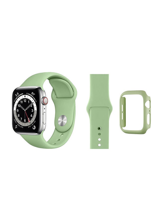 NIBEMINENT Bumper Replacement Band For Apple Watch Series 6/SE/5/4 Mint Green