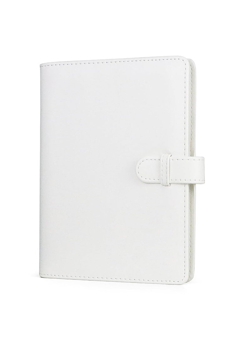 ZIKKON ZIKKON 128 Pockets Lock Photo Album Compatible with Fujifilm Instax Mini 12 11 90 70 99 9 8S 8 7S Instant Camera Polaroid Snap SnapTouch PIC300 Z2300 Mint Zip Instant Camera Printer Ice White  - Image 2