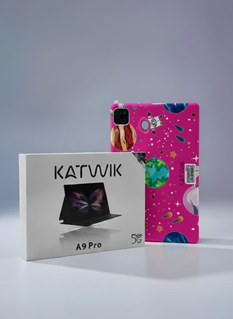 KATWIK A9PRO Kids Tablet, 10 Inch Display, Keyboard and Pen,Headset, Wifi, SIM Support, - Image 1