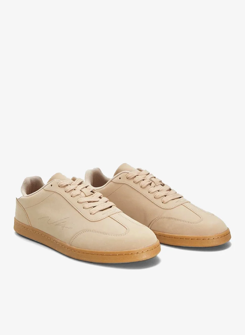 Low-Top Trainers Beige
