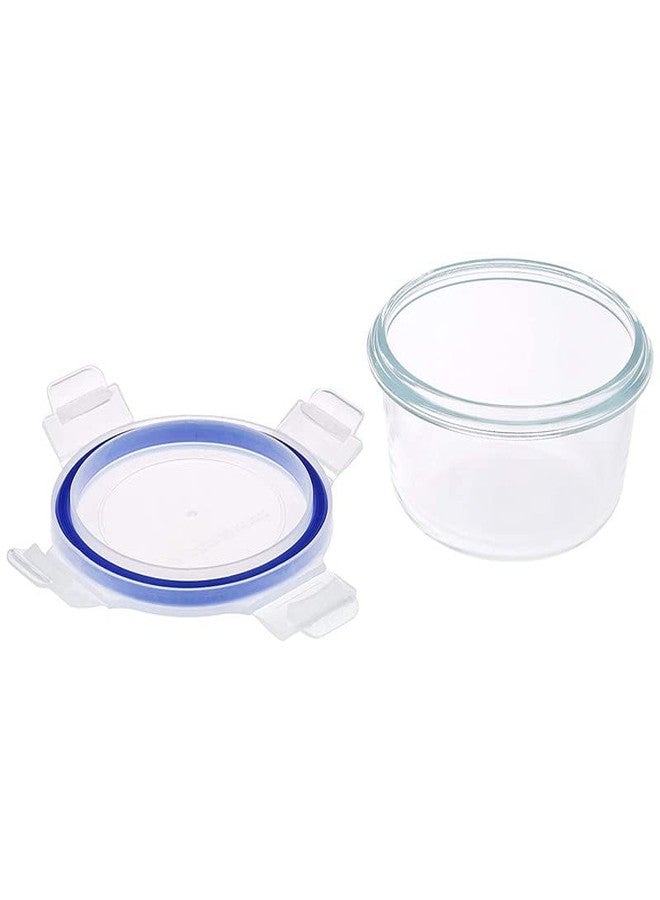 WOOLCO® Lock and Seal Leak-Proof Jar with Lid, 100 ml Plastic, Transparent Tumbler 100ml/airtight Container Leakproof Storage Pack Of 6 - Image 3