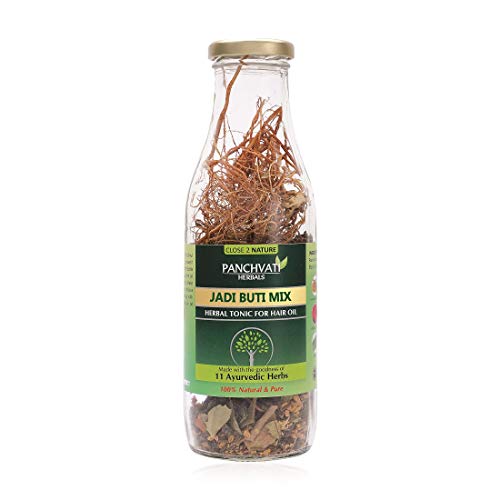 Panchvati Herbals Make Your Own Hair Oil Dry Jadi Buti Mix (11 Ayurvedic Herbs, 100% Herbals & Plant Derived) For Complete Hair Care - Image 1