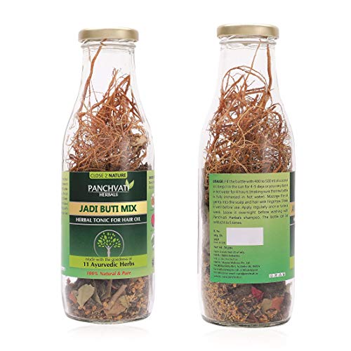 Panchvati Herbals Make Your Own Hair Oil Dry Jadi Buti Mix (11 Ayurvedic Herbs, 100% Herbals & Plant Derived) For Complete Hair Care - Image 2