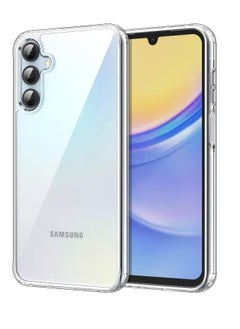 Generic Case Compatible with Samsung Galaxy A15 5G / 4G 6.5-Inch Case Crystal Clear Soft TPU Gel Case Flexible Silicone Anti-Scratch Transparent TPU Cover - Clear  - Image 1