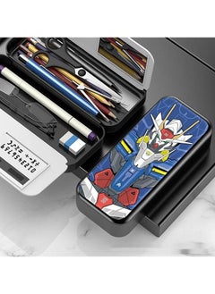 Anime Mobile Suit Gundam Multifunctional Pencil Case for Elementary and Middle School Students
