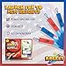 IPIDIPI TOYS Finger Rockets Foam Rocket Launcher for Kids Party Favors HighFlying Air Rockets Fun Gifts for Boys Girls Classroom Prizes Assorted Colors Pack of 12 - Image 3