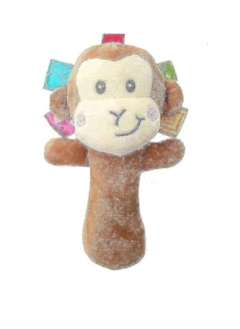 Generic Fabric Soft Monkey Toy For Kids - Multi Color
