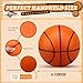 LNCOJOLM Mini Foam Basketball Replacement Ball for Indoor Hoop Orange Silent Soft Squeeze Stress Ball Quiet Bouncy Toy for Kids Toddler Beach Pool Indoor Outdoor - Image 4