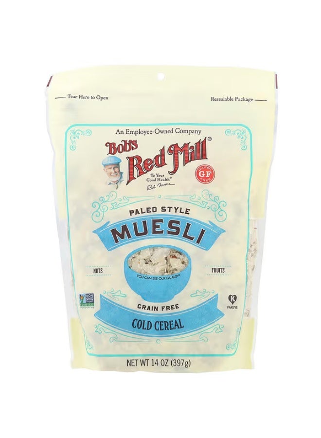 بوبز ريد ميل، موسلي، حبوب باردة، على طريقة باليو، 14 أونصة (397 جم)