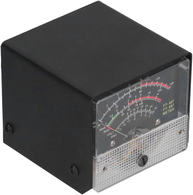 ويوبلز مقياس طاقة نسبة الموجة الموقوفة (SWR) - شاشة استقبال خارجية - غطاء معدني للمكونات الإلكترونية FT-57 FT-97 (أسود) - Image 2