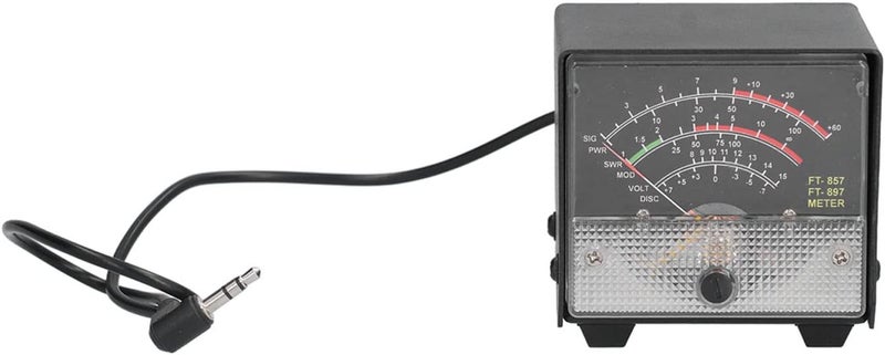 ويوبلز مقياس طاقة نسبة الموجة الموقوفة (SWR) - شاشة استقبال خارجية - غطاء معدني للمكونات الإلكترونية FT-57 FT-97 (أسود) - Image 1