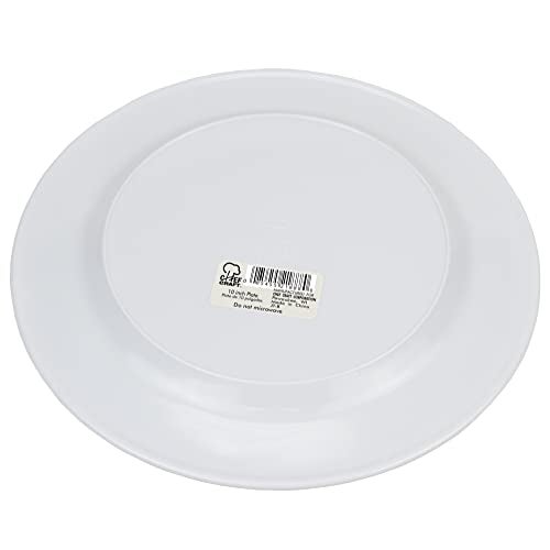 Chef Craft Classic Dessert Plate, 10 Inches In Diameter, White - Image 2