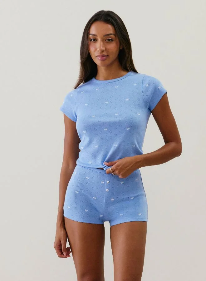 UNDIZ Pointelle shorts