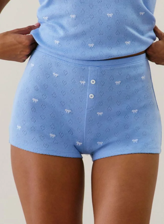 UNDIZ Pointelle shorts