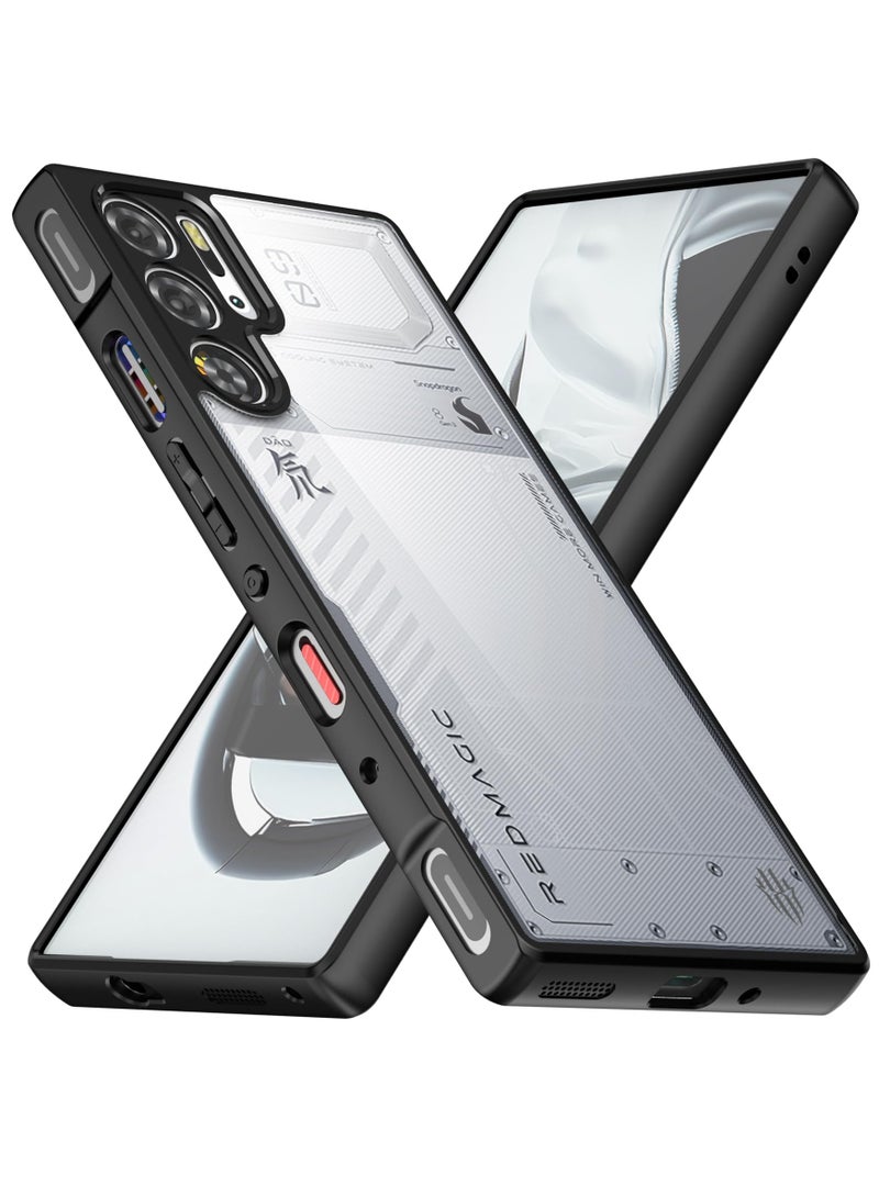 لـ ZTE Nubia Red Magic 9S Pro غطاء / 9S Pro+ / 9 Pro غطاء / 9 Pro+ غطاء، غطاء خلفي مقاوم للصدمات مصنوع من TPU، غطاء واقي شفاف نحيف مقاوم للاصفرار. - Image 1