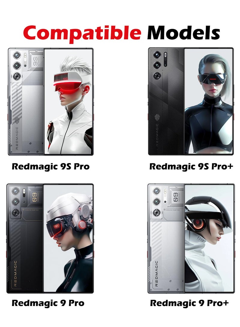 لـ ZTE Nubia Red Magic 9S Pro غطاء / 9S Pro+ / 9 Pro غطاء / 9 Pro+ غطاء، غطاء خلفي مقاوم للصدمات مصنوع من TPU، غطاء واقي شفاف نحيف مقاوم للاصفرار. - Image 2