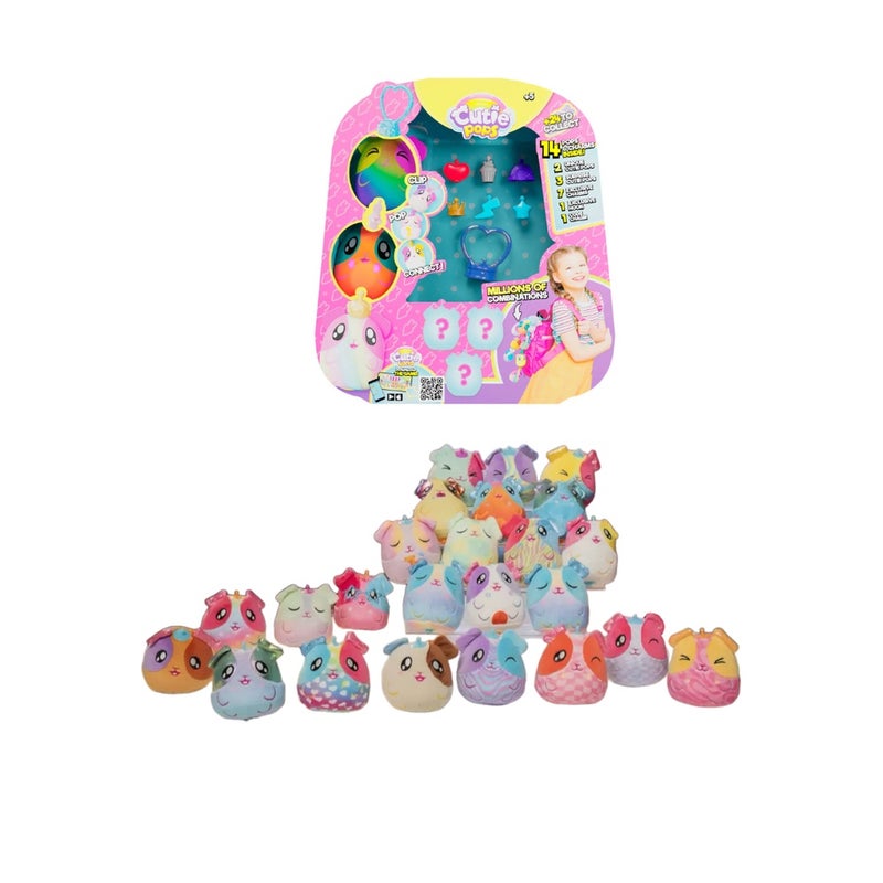 Eolo - Cutie Pops Surprise Mini Plush Collectible Toy with Clip & Accessories - CUT005-W2 - Image 1