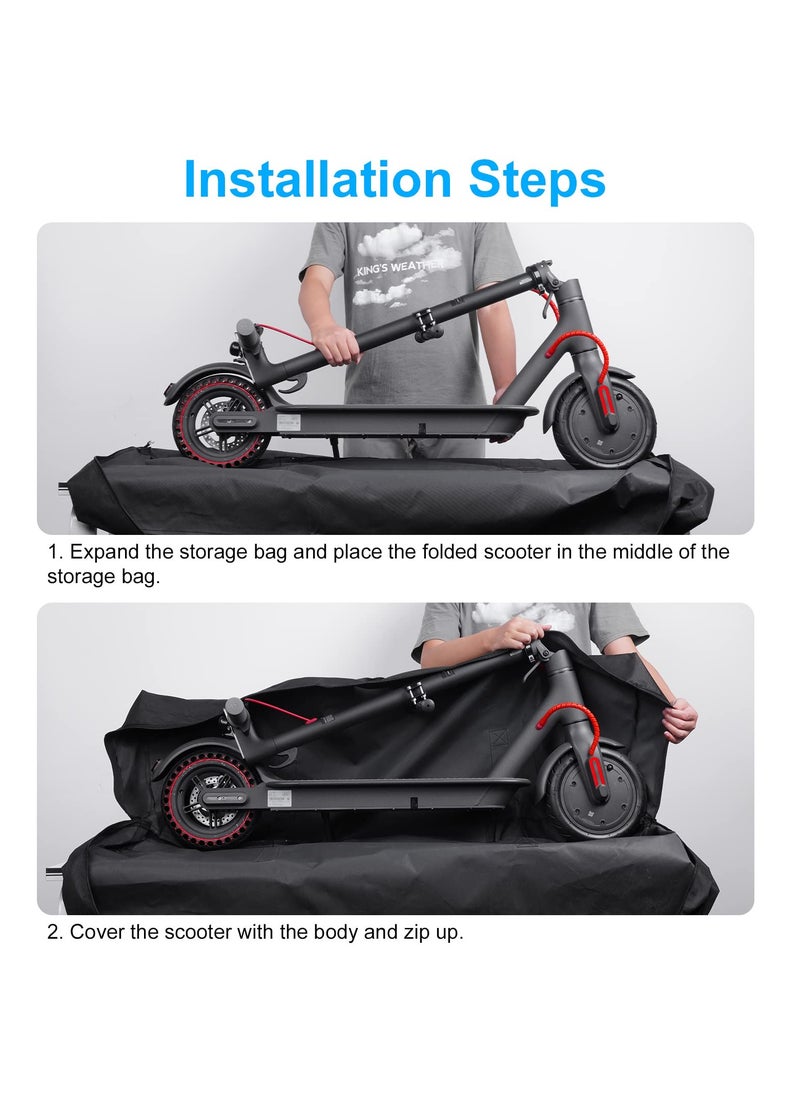 SYOSI - Electric Scooter Carry Bag For Xiaomi M365/1S/Pro, Electric Scooter Storage Bag E-Scooter Folding Bike Transport Case Compatible With Xiaomi M365/1S/Pro - Image 1