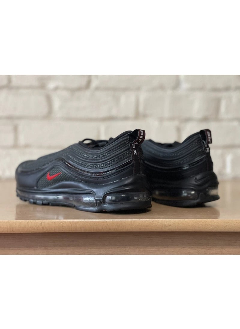 Nike - Nike Air Max 97 Shoes for Men - Black/ Red - Image 1