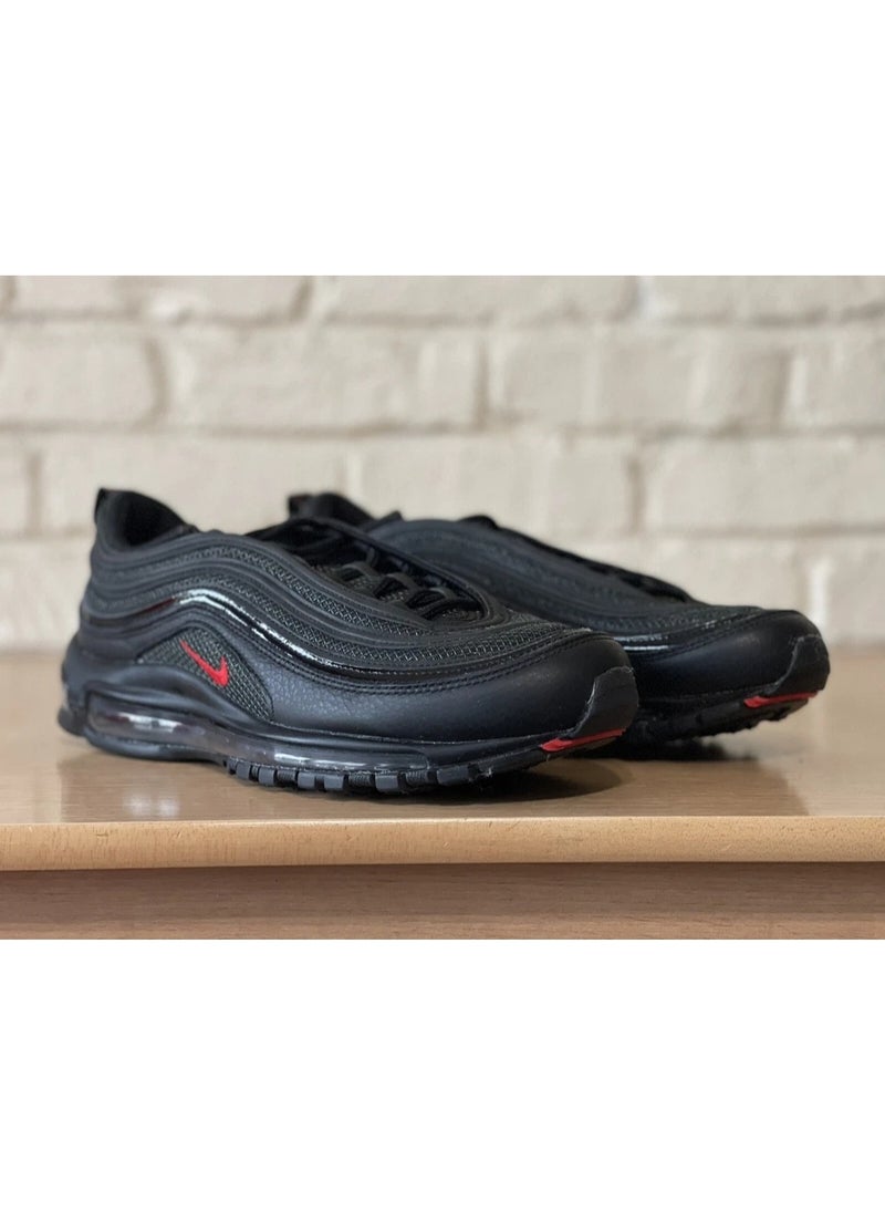 Nike - Nike Air Max 97 Shoes for Men - Black/ Red - Image 1
