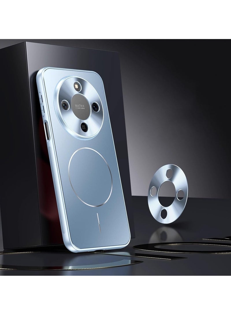 general Compatible with Honor X9D 5G, Matte Finish Metal Case [Mag-Safe Compatible], Camera Lens Protection, Shockproof Slim Phone Case