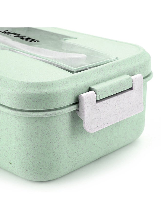 Eazy Kids Eazy Kids Wheat Straw Leakproof Eco Bento Lunch Box - Green (1000ml) - Image 5