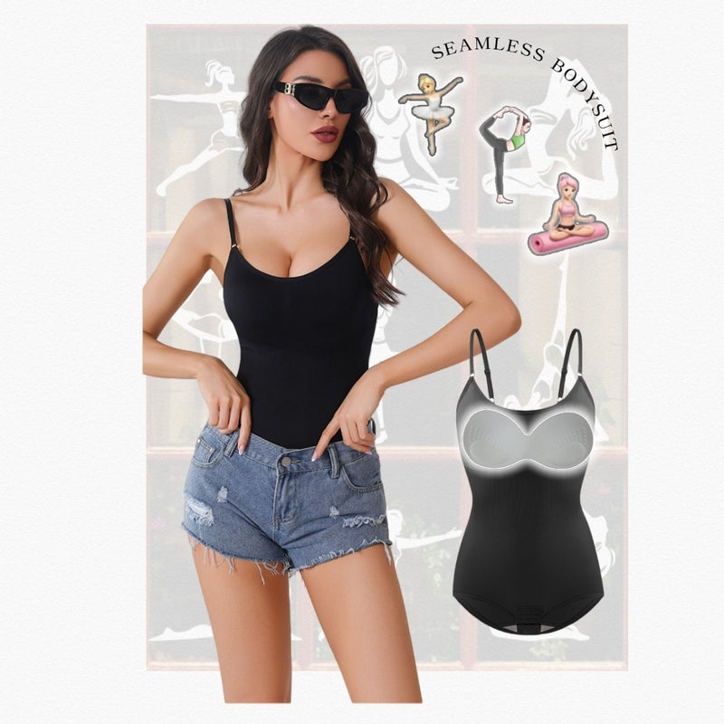 [With Breast Pad] Upgraded Version Of Body-Shaping One-Piece Tummy-Tightening Butt-Lifting Corset, Tight-Fitting Suspender-Shaping Slimming Bodysuit - Image 2