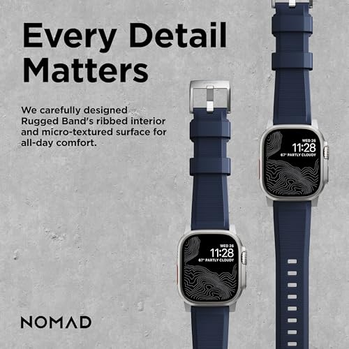 NOMAD حزام NOMAD المتين لساعات آبل - 45/49 مم أزرق أطلنطي - Image 5