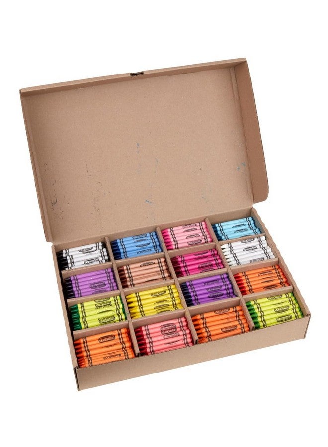 Crayola Bulk Crayon Classpack - 800ct (16 Colors), Back to School Supplies, Kids Crayons, Teacher Classroom Must Haves, 3+ - Image 3