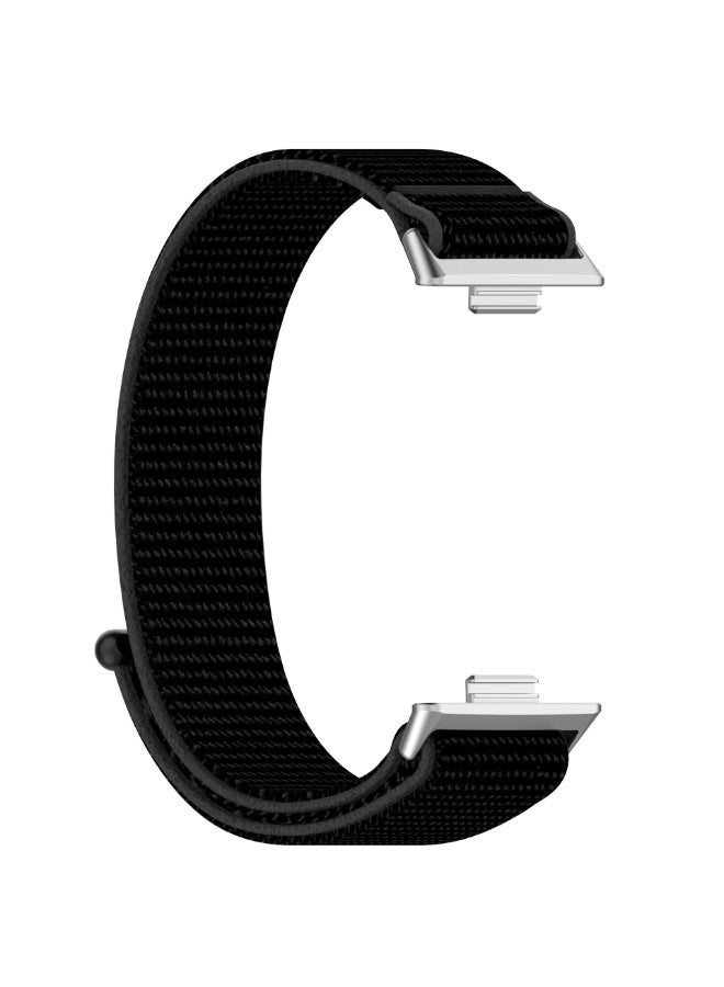 S-Quality Compatible Nylon Loop Sport Strap for Huawei Watch Fit 3 / Fit 4 / Fit 4 Pro, Adjustable Breathable Velcro Replacement Band - Image 4