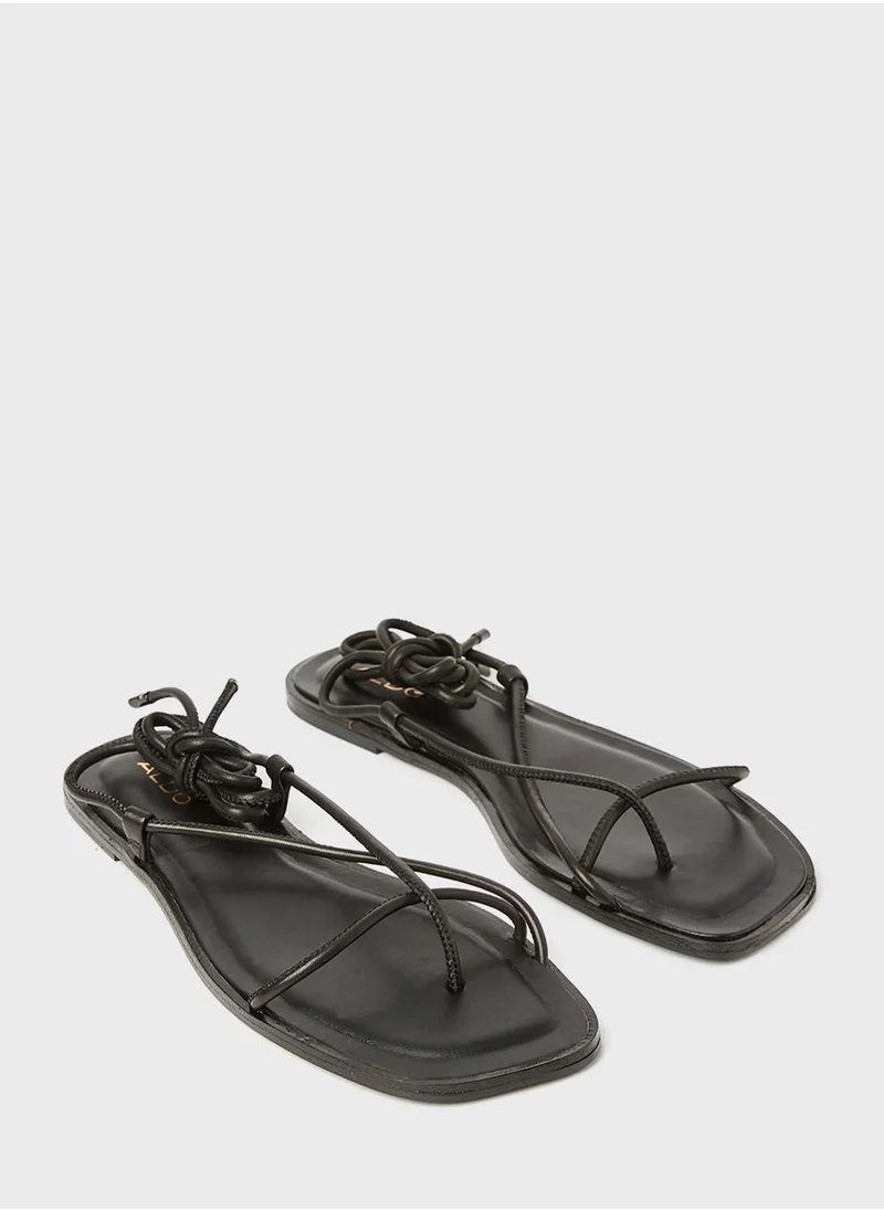 الدو Adravia Tie-Up Flat Sandals