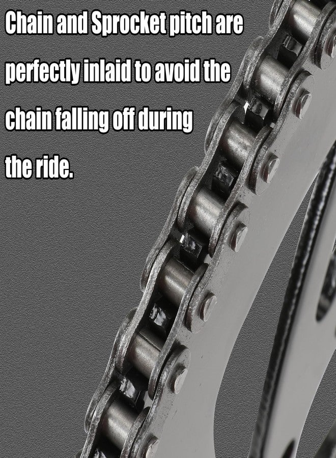 YOXUFA 35 Roller Chain 140 Links for Predator 79cc 97cc 100cc Coleman CT100U CC100X Baja Doodle Bug DB30 Motovox MBX10 MBX11 Mega Moto MM-B80 105cc Mini Bike Powersports Parts W/Chain Breaker - Image 3