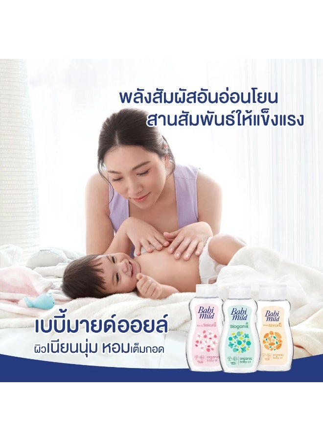 BABIMILD Biogenic Organic Baby Oil, Gentle Formula for Sensitive Skin, Natural Plant Extracts, 200ml - Image 2