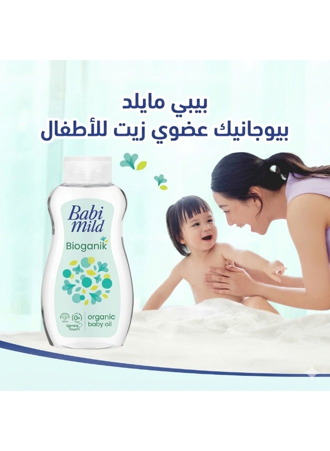 BABIMILD Biogenic Organic Baby Oil, Gentle Formula for Sensitive Skin, Natural Plant Extracts, 200ml - Image 4