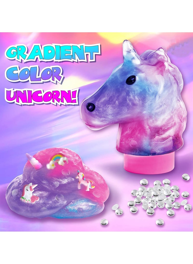 SIMDOW DIY Slime Kit for Kids-Non-Sticky,Soft & Scented to Make Cloud Slime, Foam Slime, Butter Slime, Unicorn Slime & Candy Slime with Charms – Stress Relief Party Favors & Great Gift Idea - Image 4