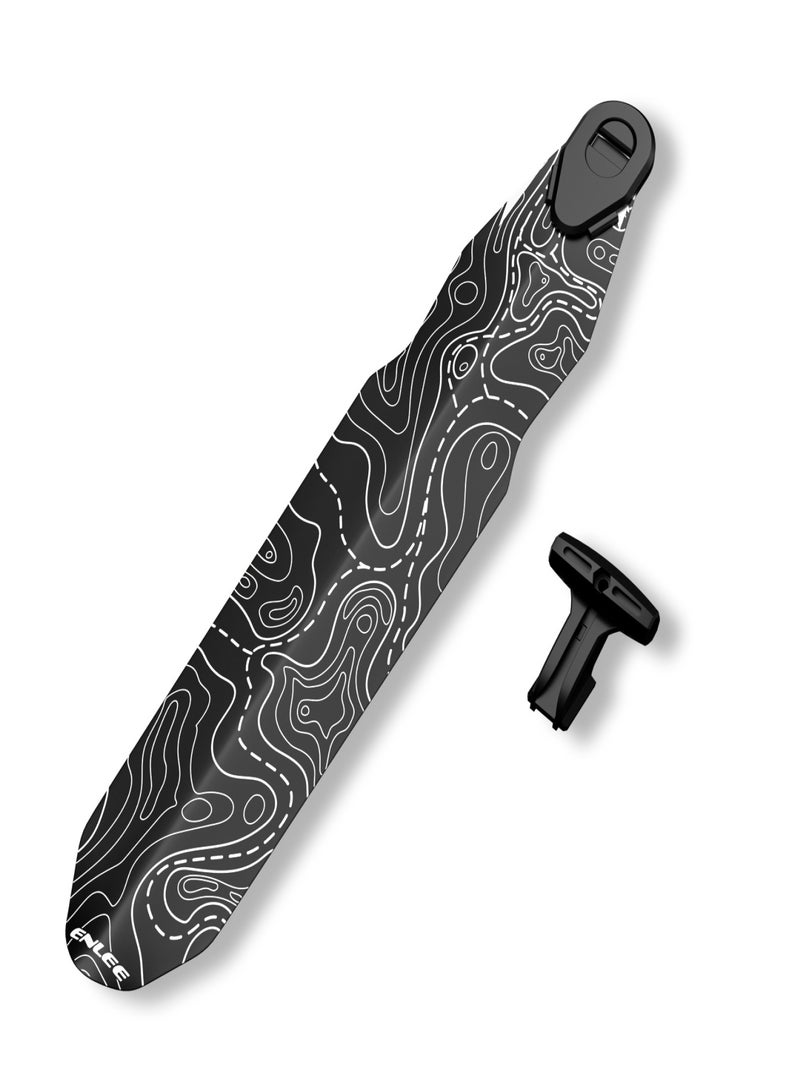 إنلي واقيات الطين عالية القوة للدراجات الهوائية، واقيات الطين الخلفية سريعة الفك للدراجات الجبلية - Image 1