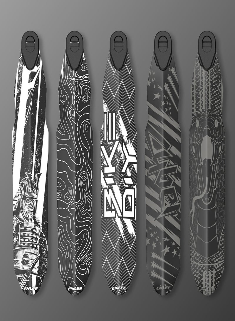 إنلي واقيات الطين عالية القوة للدراجات الهوائية، واقيات الطين الخلفية سريعة الفك للدراجات الجبلية - Image 4