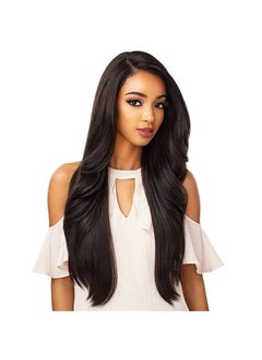 Sensationnel What Lace 13X6 Wigs Morgan Synthetic Wig Cloud 9 With Preplucked Hairline Hd Lace Whatlace Morgan (1B)  - Image 1