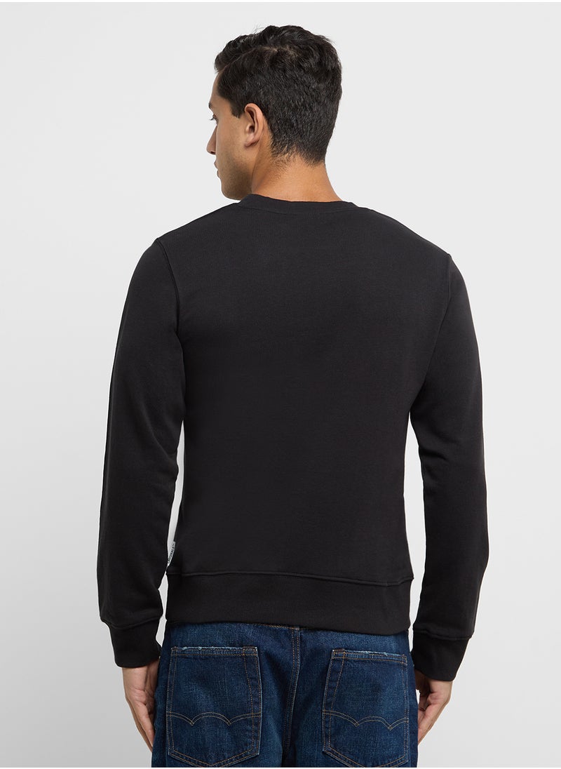 Jorbushwick Logo Print  Crew Neck Sweatshirts - pzsku/Z9AC939DA39BED321CA1CZ/45/_/1727086616/f0796f6d-16a7-4a3a-a10b-b2831e87f126