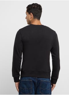 JACK & JONES Jorbushwick Logo Print  Crew Neck Sweatshirts  - Image 2