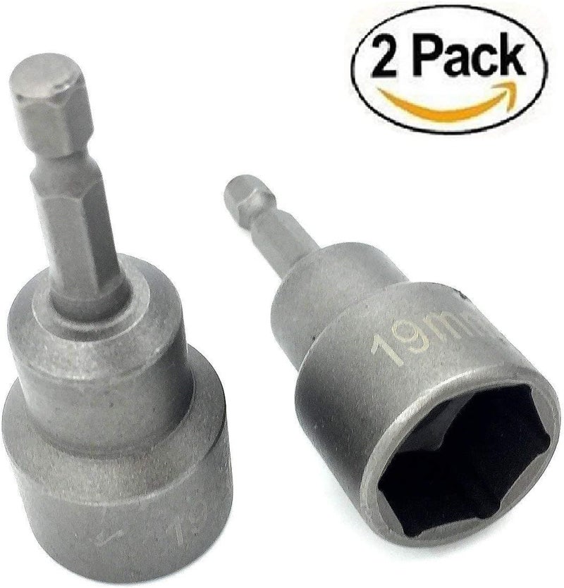 PANOVOS 2pc Leveling Scissor rv-Jacks Socket Drill Adapter With 1/4 Quick Connect Hex Shank Tools, Works With All 3/4 or 19mm Hex Drive Jacks,Power Nut Driver Bit Set - Image 2