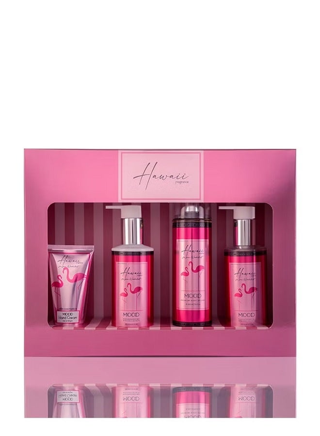 set hawaii shower gel 200ml body splash 220ml body milk 200ml hand cream 50ml