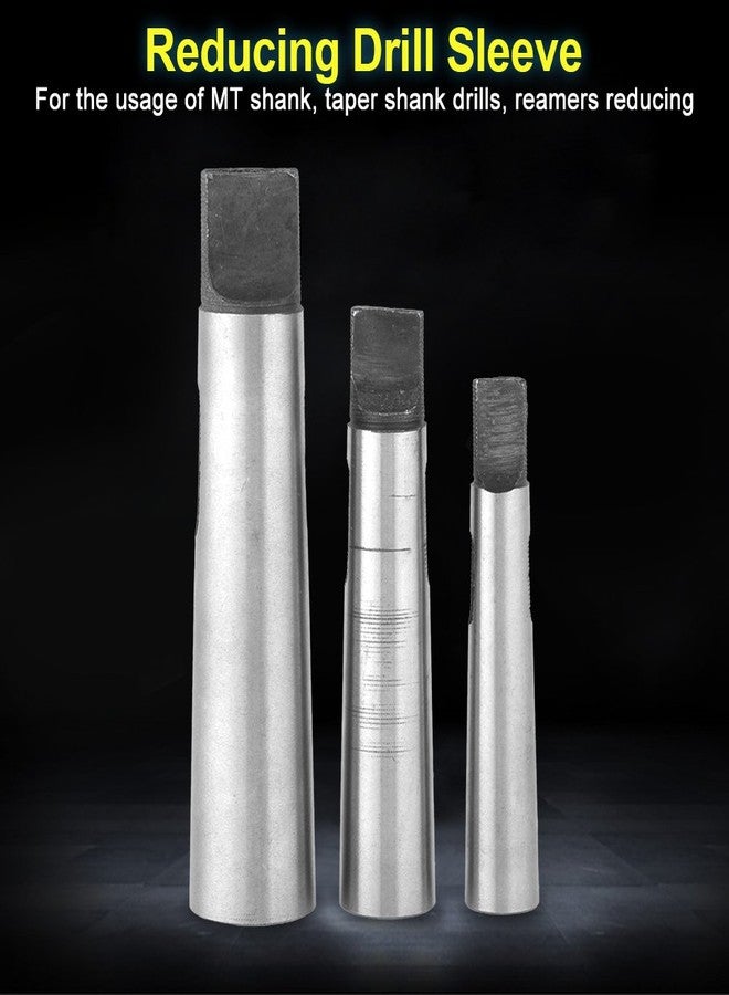 Walfront Morse Taper Drill Sleeve Reducing for Lathe Milling (MT1 to MT2,MT2 to MT3,MT3 to MT4,3pcs) - Image 4