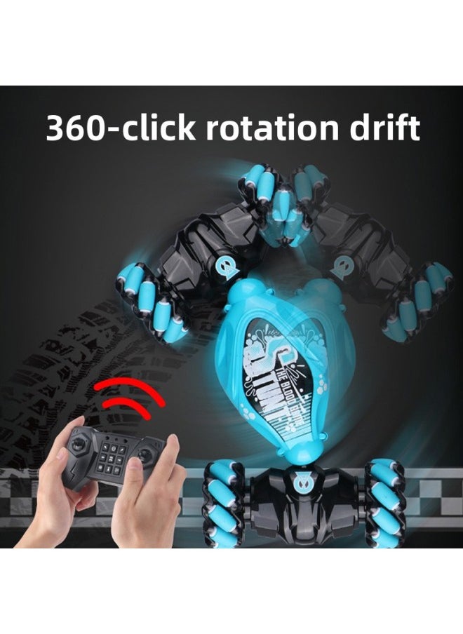 Generic Global Strict Selection Of Gesture Sensing Light Deformation Remote Control Car Four-wheel Drive Off-road Spray Twist Car Children's Toy Car-Color:Three-mode Light-chasing Twist Car Red (light-chasing Control 2.4G Key Control Gesture Induction) (English Version)  - Image 4