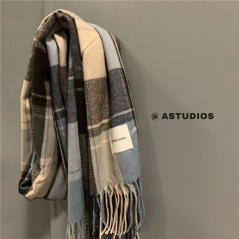 Scarf Men'S Winter Boys Style Birthday Gift For Boyfriend Versatile Men'S Scarf Women'S High-End - Image 4