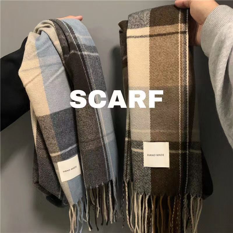 Scarf Men'S Winter Boys Style Birthday Gift For Boyfriend Versatile Men'S Scarf Women'S High-End - Image 5