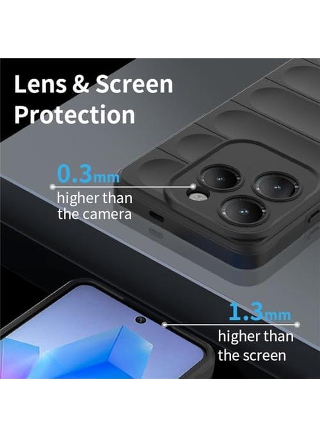 إيروريكس جراب سيليكون سائل متوافق مع هاتف Infinix Hot 40 Hot 40 Pro مع حماية عدسة الكاميرا ومضاد للخدش وبطانة من الألياف الدقيقة الناعمة وغطاء مطاطي كامل الجسم مقاوم للصدمات أزرق سماوي - Image 4